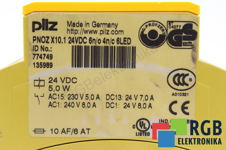 PNOZX10.1 PILZ 774749 SAUGOS RELĖ