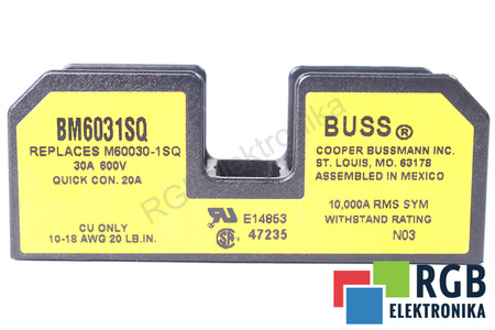 SAUGIKLIO PAGRINDAS BM6031SQ BUSSMANN 30A, 600V