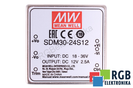 SDM30-24S12 MEAN WELL