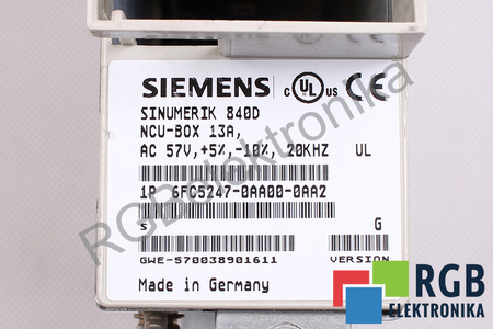 6FC5247-0AA00-0AA2 SIEMENS VERSION G SINUMERIK 840D/DE NCU-BOX