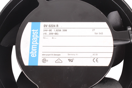 DV6224R EBM PAPST 0.039KW, 24V, 1.625A VENTILIATORIUS
