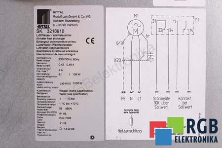 SK3218910 RITTAL ORO KONDICIONIERIUS