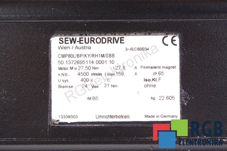 CMP80L/BP/KY/RH1M/SBB SEW EURODRIVE