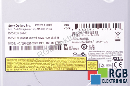 DDU1681S-0B SONY DVD ROM