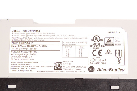 25C-D2P3N114 ALLEN BRADLEY