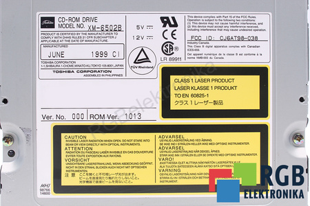 XM-6502B TOSHIBA CD-ROM DISKAS