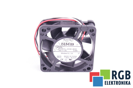 A90L-0001-0529#135 FANUC 2406VL-05W-B59 60X60X15MM, 24V VENTILIATORIUS