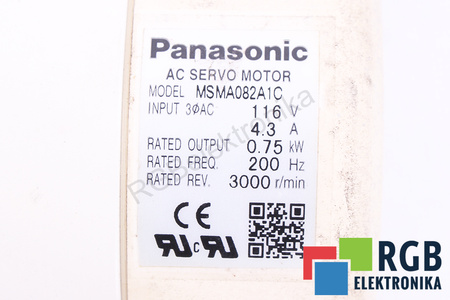MSMA082A1C PANASONIC ROTORIAUS