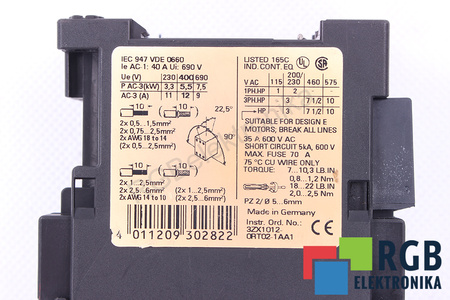 3RT1024-1B..4 SIEMENS SIRIUS 3R 690V 40A