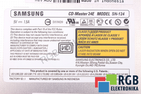 SN-124 SAMSUNG CD-ROM DISKAS