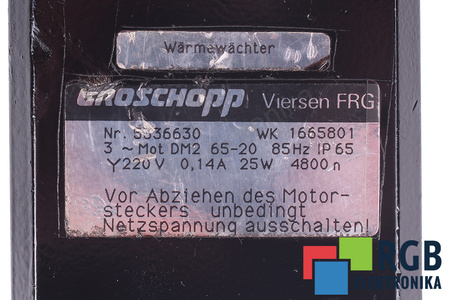 DM265-20 GROSCHOPP STATORIAUS