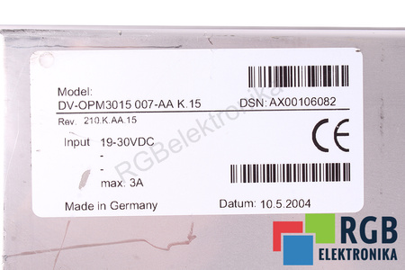 DV-OPM3015007-AAK.15 TELEMECANIQUE