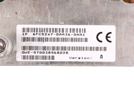 6FC5247-0AA36-0AA1 SIEMENS VERSION A DISKO DĖKLAS