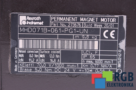 MHD071B-061-PG1-UN BOSCH REXROTH ROTORIAUS