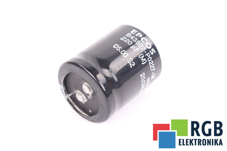 KONDENSATORIUS B43502-P0227-M EPCOS 25/085/56 220UF, 400VDC KONDENSATORIUS