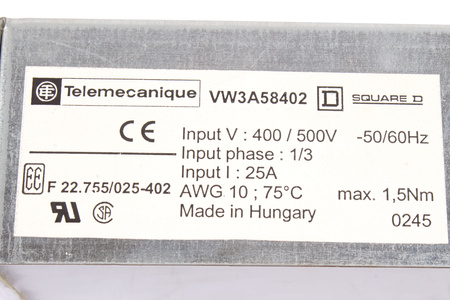 VW3A58402 TELEMECANIQUE FILTRAS
