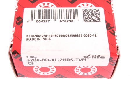 3204-BD-XL-2HRS-TVH-C3 FAG 20X47X20.6 12100RPM, 20.6KN, 12.1KN GUOLIS