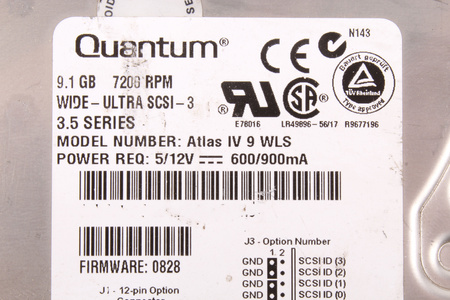 123394-001 QUANTUM KN09L491-01-S-E 9.1GB