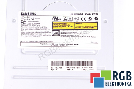 SC-152 SAMSUNG CD-MASTER 52E CD-ROM DISKAS