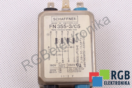 FN355-3/05 SCHAFFNER FILTRAS