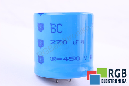 KONDENSATORIUS 270UF 450V BC KONDENSATORIUS