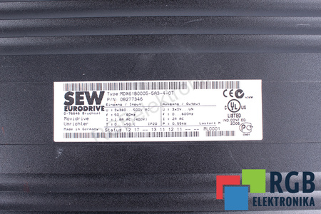MDX61B0005-5A3-4-0T SEW EURODRIVE MOVIDRIVE