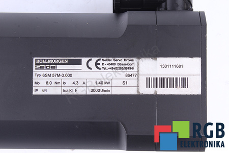6SM57M-3.000 KOLLMORGEN SEIDEL