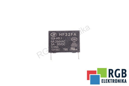 HF32FA-024-HSL1 HONGFA RELAY 5A 240VAC 30VDC ESTAFETĖ