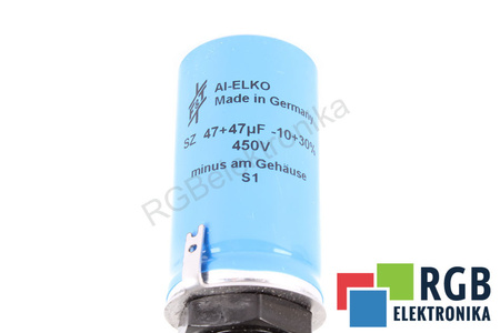 KONDENSATORIUS 47UF 450V F&T