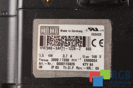 1FK7060-5AF71-1ZZ9-Z KUKA Z:S03 00-115-926