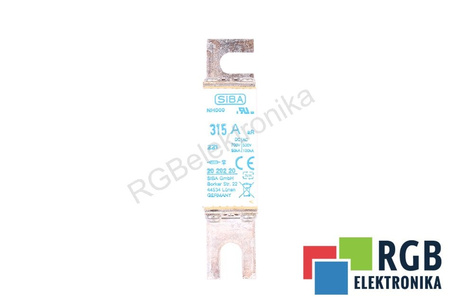 SAUGIKLIS NH000 SIBA 2029220 315A 700/500V
