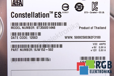 ST3500514NS SEAGATE CONSTELLATION ES 500GB, SATAII, 3.5"