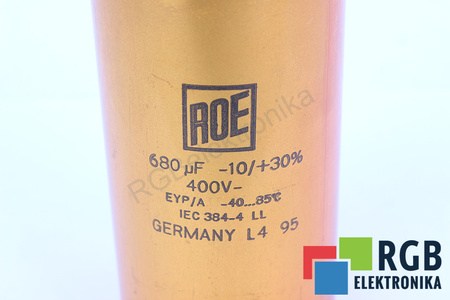 KONDENSATORIUS 680UF 400V ROE KONDENSATORIUS