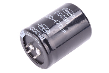 KONDENSATORIUS CD2964 JIANGHAI 470UF, 400V