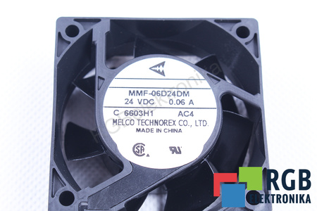 MMF-06D24DM-AC4 MELCO TECHNOREX 60X60X25MM, 24V, 0.06A VENTILIATORIUS