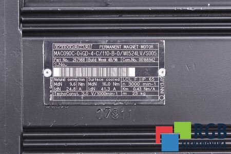 MAC090C-0-GD-4-C/110-B-0/WI524LV/S005 INDRAMAT