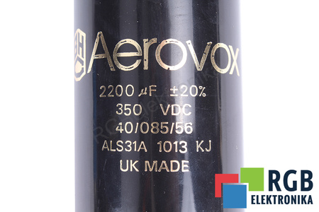 KONDENSATORIUS ALS31A1013KJ AEROVOX 220UF, 350V KONDENSATORIUS