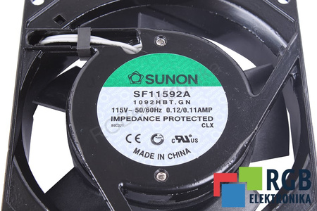 SF11592A1092HBT SUNON 90X90X25MM, 115V VENTILIATORIUS