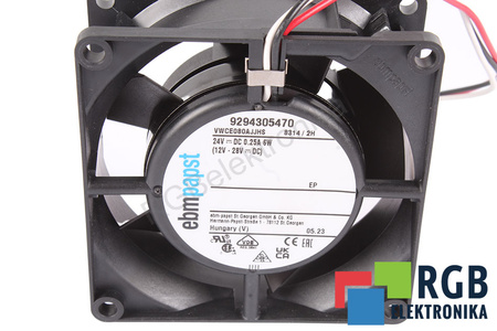 8314/2H EBM PAPST 80X80X32MM, 24V VENTILIATORIUS