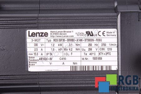 MCS09F38-SRMB0-A14N-ST5S00N-R0SU LENZE
