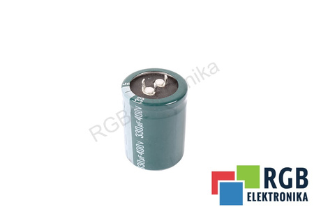 KONDENSATORIUS 330UF 400V JAMICON KONDENSATORIUS