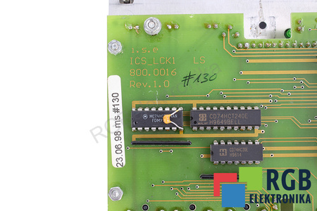 800.0016 I.S.E. ICS_LCKI VALDYMO IR VALDYMO PULTAS