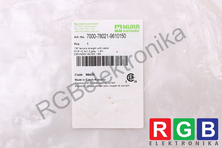 7000-78021-9610150 MURR ELEKTRONIK PUR-JZ 5X1,5GREY KABELIS