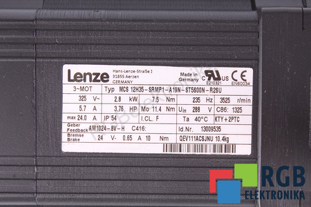 MCS12H35-SRMP1-A19N-ST5S00N-R2SU LENZE