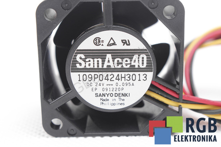 109P0424H3013 SANYO DENKI SANACE40 40X40X28MM, 24V, 0.95A VENTILIATORIUS