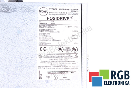 FBS4008/B STOBER POSIDRIVE FDS 4000