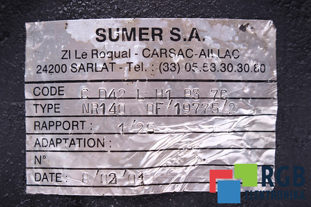 NR140 SUMER CD42LH1P37C PAVARA