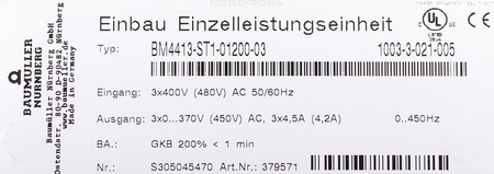BM4413-ST1-01200-03 BAUMÜLLER