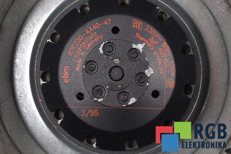 R2E220-AA40-47 EBM PAPST 220X220X60MM, 0.1KW, 230V VENTILIATORIUS