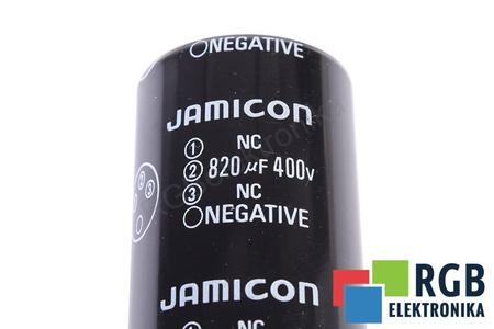 KONDENSATORIUS 820UF 400V JAMICON